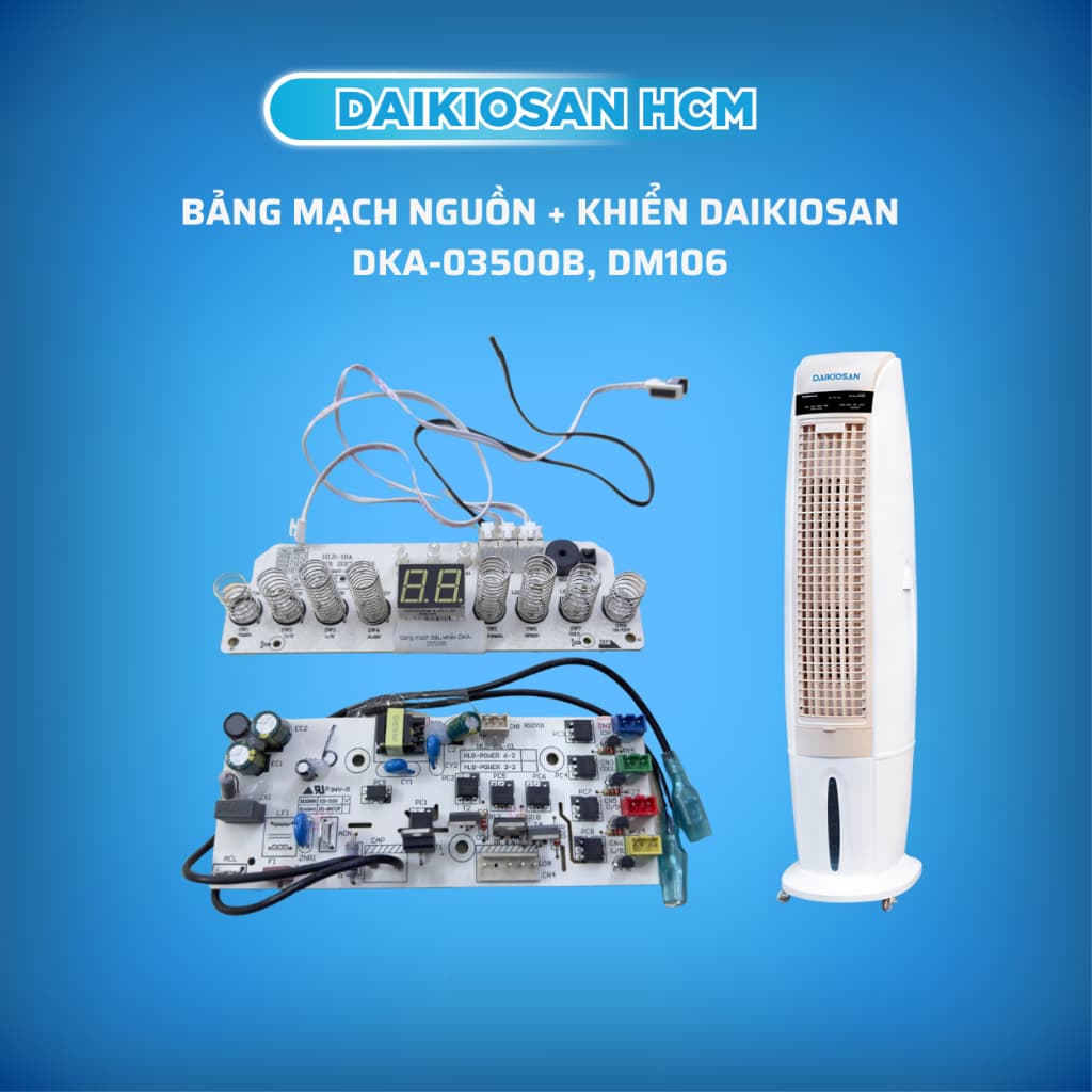 <DM106> Mạch nguồn + khiển quạt điều hòa Daikiosan DKA-03500B, DM106 - Hàng Chính Hãng