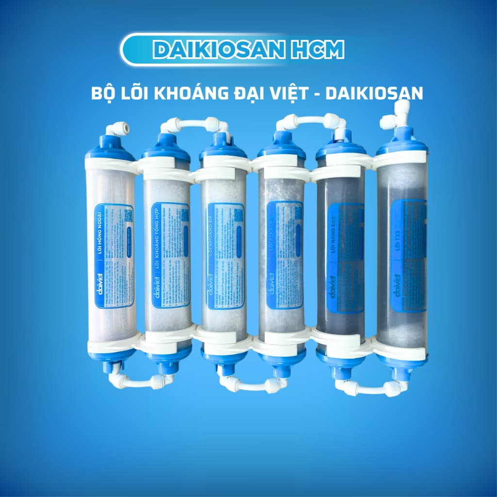 Bộ lõi khoáng nâng cấp Đại Việt Daikiosan dùng cho máy lọc nước RO [Hỏa tốc 30 phút HCM]