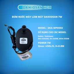 Bơm nước máy làm mát Daikiosan 7W model DKA-02500B, DK-2500B, NKM-2500B Hàng Chính Hãng 1