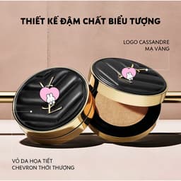 Phấn nước Cushion YSL Encre de Peau, Che Phủ Tự Nhiên, Kiềm Dầu Tối ưu cho lớp nền một cách hoàn hảo 2