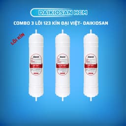 Combo 3 lõi 123 kín Daikiosan - Đại Việt PP 5mrc+ CTO gáo dừa + PP 1 mrc Hàng chính hãng 1