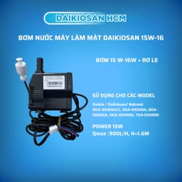 Bơm kèm rơ le quạt làm mát Daikiosan NKA-05000A/C, DKA-05500A, DKA-06000A, DKA-05000G, TKA-05000E chính hãng 1