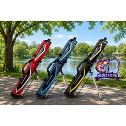 Bao đựng cần câu da Haixiang mã 469 dài 1m3. Hai phiên bản 2 ngăn và 3 ngăn 2