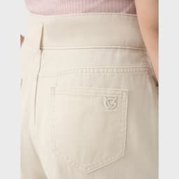 Quần short kaki nữ dáng A GENVIET JEANS cạp cao hack dáng che khuyết điểm đùi to phù hợp đi chơi đi làm 9238 2
