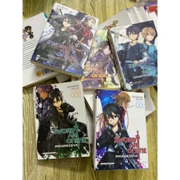 Combo 16q vở SAO - Sword Art Online + Progressive kèm phụ kiện 2