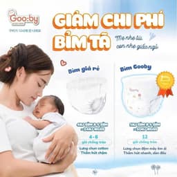 [COMBO 4 BỊCH] Tã Bỉm GOOBY EXTRA siêu mỏng, mềm mại, thấm hút tốt an toàn cho bé, đủ size. 6