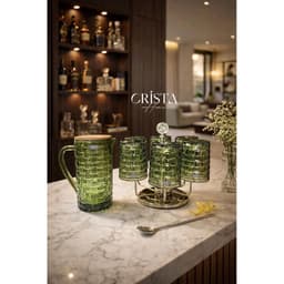 BỘ 06 CỐC VÂN CARO 280ml CRISTA HOEM 60201– DECOR- QUÀ TẶNG CAO CẤP 9