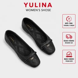 [CHÂN GẦY LÙI 1 SIZE] Giày Búp Bê Mũi Tròn 𝙔𝙐𝙇𝙄𝙉𝘼 Đính Nơ Nhỏ Kim Loại - C32 3