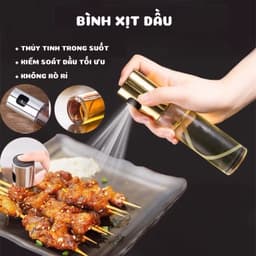 Bình Xịt Dầu Ăn 200ml – Phun Sương Tiện Lợi, Kiểm Soát Lượng Dầu Hiệu Quả 3