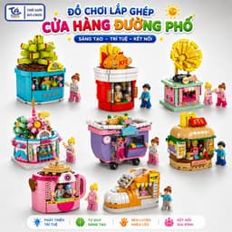 Đồ Chơi Lắp Ghép mô hình cửa hàng đường phố size lớn 300+ Chi Tiết – Đồ Chơi Thông Minh - TATOYS 1