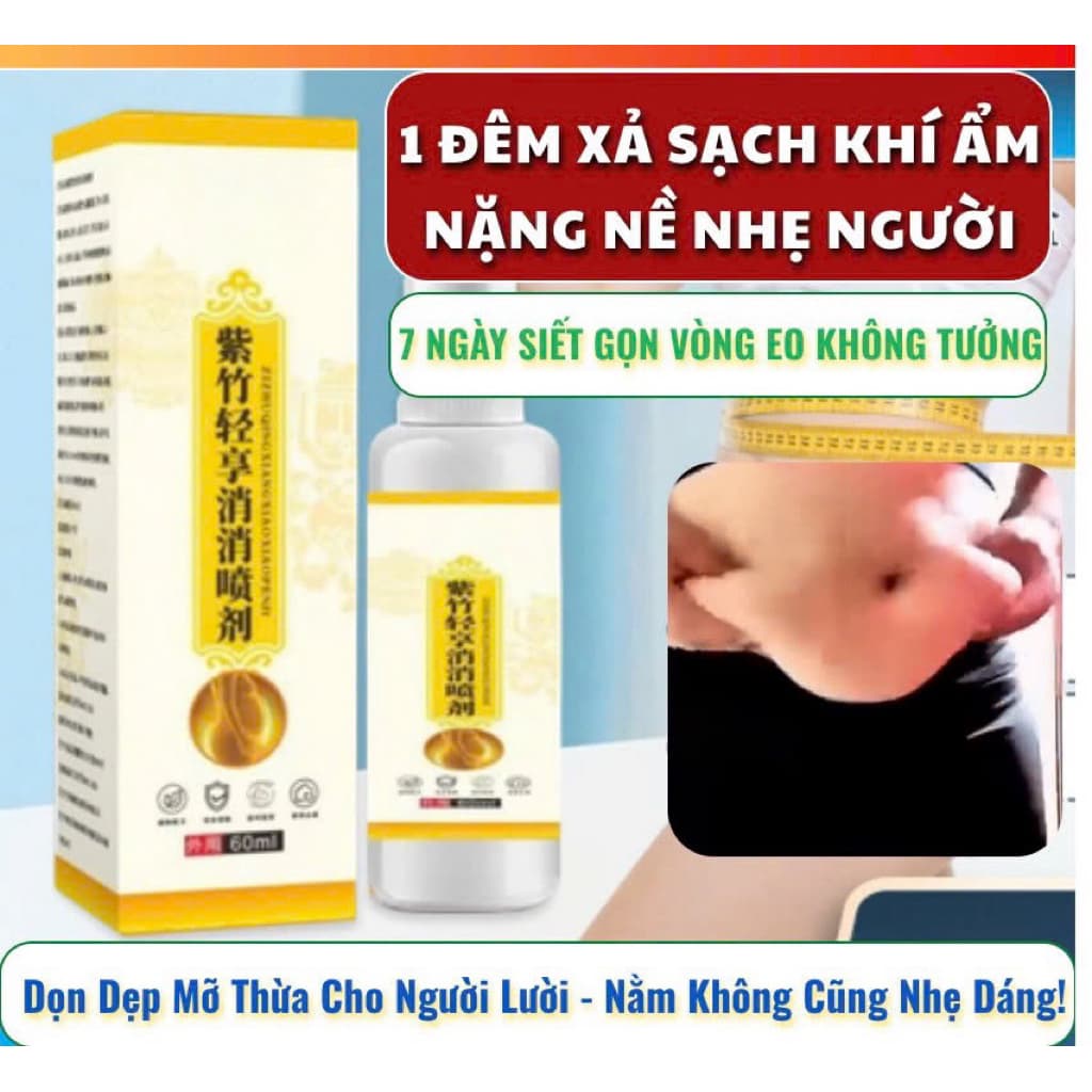 Chai Xịt Loại Bỏ Mô Mơ Tử Trúc Giup Thoải Mái Nhẹ Không Kích Ứng Công Thức Thảo Dược Đa Năng Cho Mọi Cơ Thể