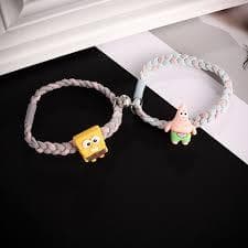 Vòng tay đôi nam châm SAO BỌT BIỂN GẤU THỎ lắc tay đôi couple dễ thương 6