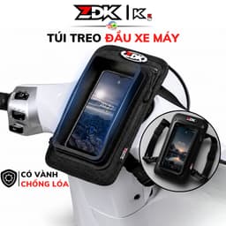 Túi treo đầu xe máy ZDK K5 và túi Mini Javan treo đầu xe máy có vành che nắng chính hãng 1
