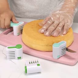 Set 2 Dụng Cụ Cắt Lát Bánh Gato Điều Chỉnh Tầng Xưởng Khuôn Bánh – Dao Chia Cốt Bánh Kem Đều Đẹp MS151 3