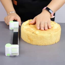 Set 2 Dụng Cụ Cắt Lát Bánh Gato Điều Chỉnh Tầng Xưởng Khuôn Bánh – Dao Chia Cốt Bánh Kem Đều Đẹp MS151 5