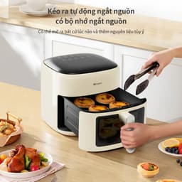 Simplus Nồi Chiên Không Dầu 6.5L Thiết kế nhỏ gọn dung tích "cỡ lớn" chiên rán thỏa thích KQZG018 Bảo Hành 1 Năm 1 Đổi 1 9