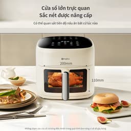 Simplus Nồi Chiên Không Dầu 6.5L Thiết kế nhỏ gọn dung tích "cỡ lớn" chiên rán thỏa thích KQZG018 Bảo Hành 1 Năm 1 Đổi 1 5