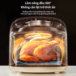 Simplus Nồi Chiên Không Dầu 6.5L Thiết kế nhỏ gọn dung tích "cỡ lớn" chiên rán thỏa thích KQZG018 Bảo Hành 1 Năm 1 Đổi 1 6