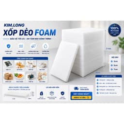 Xốp Dẻo Cắm Hoa PE Foam 50cmx2m, dày 3-5-7cm, giá xưởng tốt nhất. 2