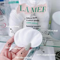  BÔNG TẨY TRANG LOUDULY MỀM MỊN KHÔNG XƠ BÔNG CAO CẤP PREMIUM COTTON PADS. nlst2 9