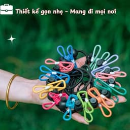 Dây Phơi Đồ Co Giãn 1.8 ĐẾN 3.5m, Móc Treo Quần Áo Tiện Lợi 12 Kẹp Chống Gió 5