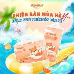COMBO 3 BỊCH Tã Bỉm MOMOJI EXTRA SOFT  mềm mỏng thấm hút tốt. 6