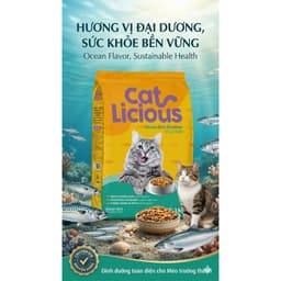 Hạt Mèo HELLO CAT 5KG  Thức Ăn Mèo Vị Cá Ngừ / Cá Hồi / Hairball Cho Mèo Mọi Lứa Tuổi 7