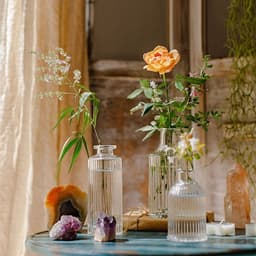 Bình Hoa Lọ Hoa Thủy Tinh Mini Decor Cắm Hoa Sự Kiện, Nhà Hàng, Trang Trí Nhà Cửa, Bàn Làm Việc 2
