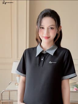 [NEW] LYMMOM - Váy Bầu Công Sở, Đầm Bầu Xinh Thiết Kế Cổ Polo Form Đuôi Cá Mềm Mát Đi Chơi Làm VB214 17