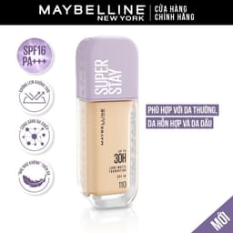Kem nền bắt sáng Superstay Lumi Matte 30H che phủ siêu nhẹ mặt Maybelline New York 35ml.( mới) 3