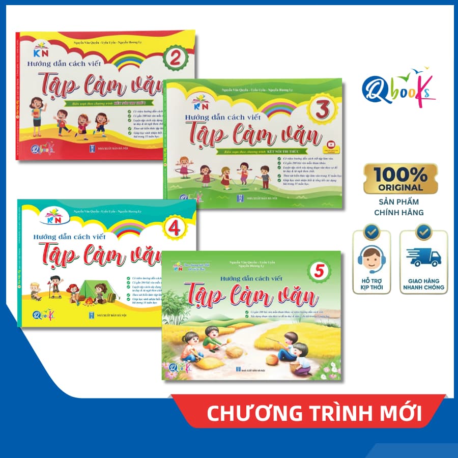 Sách - Hướng Dẫn Viết Tập Làm Văn - Chương Trình Kết Nối 2026 - Dành cho học sinh lớp 2, 3, 4, 5