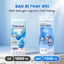Giấy Đa Năng TopGia Melto 1200 Tờ 4 Lớp Dễ Tan Trong Nước, Mềm Mịn, 400 Lượt Rút, Thấm Hút Tốt, An Toàn Cho Gia Đình 4