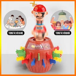 Đồ chơi đâm hải tặc size lớn 24 kiếm 20cm, đồ chơi hải tặc vui nhộn cho cả gia đình 3