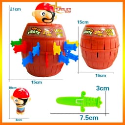 Đồ chơi đâm hải tặc size lớn 24 kiếm 20cm, đồ chơi hải tặc vui nhộn cho cả gia đình 5