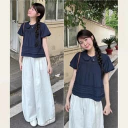 [Peinn] Áo Cổ Sen Tay Bồng Bèo Dưới Xếp Ly 12 THÁNG SÁU CLOTHING MA860 2