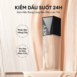 Kem Nền COLORKEY Dạng Lỏng Chân Ái Cho Da Dầu Cho Lớp Trang Điểm Lì Mỏng Nhẹ và Lâu Trôi 30g 1