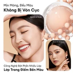 Kem Nền COLORKEY Dạng Lỏng Chân Ái Cho Da Dầu Cho Lớp Trang Điểm Lì Mỏng Nhẹ và Lâu Trôi 30g 4