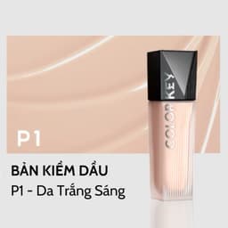 Kem Nền COLORKEY Dạng Lỏng Chân Ái Cho Da Dầu Cho Lớp Trang Điểm Lì Mỏng Nhẹ và Lâu Trôi 30g 7