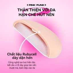 Bông mút PinkPunk 3pcs bông mút tán kem nền mút trang điểm sử dụng ướt và khô đa năng với hộp đựng 2