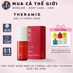 [HÀNG CÔNG TY] Tinh chất giảm mụn và chống lão hóa THERAMID AZID 15% 30ML 1