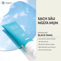 Sữa Rửa Mặt Huyền Phi Black Snail Tinh Chất Ốc Sên Đen - SRM HUYỀN PHI Chính Hãng 100% 5