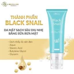 Sữa Rửa Mặt Huyền Phi Black Snail Tinh Chất Ốc Sên Đen - SRM HUYỀN PHI Chính Hãng 100% 4