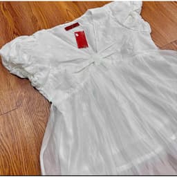 Áo babydoll thô boi phối tơ cổ V dáng bí phồng phong cách trẻ trung tiểu thư sang trọng MS158 8