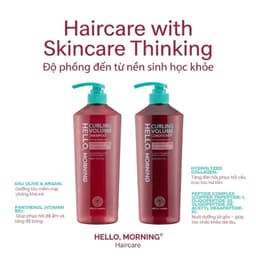Dầu Gội Hello, Morning 600mlx2–Phục Hồi Hư Tổn, Làm Sạch Da Đầu, Giữ Màu Tóc Nhuộm, Tạo Độ Phồng Tóc 6