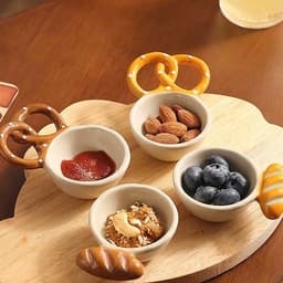 Bát nước chấm gốm sứ dễ thương. Chén chấm mini quay hình bánh mì đựng sốt gia vị, decor bàn ăn - Majehome 4