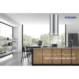 MÁY HÚT MÙI BUCHEN 886IS SMART | Hút mùi bàn đảo, hút mùi độc lập | 1200m3/h 3