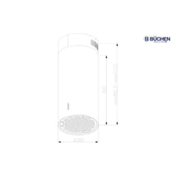 MÁY HÚT MÙI BUCHEN 886IS SMART | Hút mùi bàn đảo, hút mùi độc lập | 1200m3/h 9