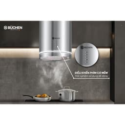 MÁY HÚT MÙI BUCHEN 886IS SMART | Hút mùi bàn đảo, hút mùi độc lập | 1200m3/h 6