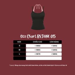 [MỞ BÁN] Áo Hai Dây Cổ Yếm Nữ Ôm Body BYJANE – Tanktop Basic Co Giãn 4 Chiều Hot Trend - 015 3