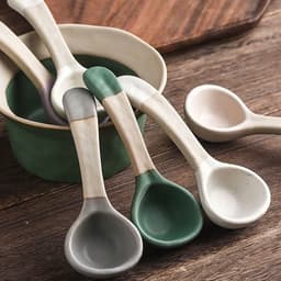 Bát gốm sứ màu pastel kèm thìa cao cấp. Tô ăn mì, tráng miệng phong cách Hàn Quốc decor bếp xinh - Majehome 4